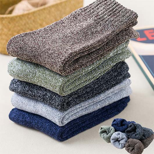 Multi Color Blend Mid Calf Socks | picture 