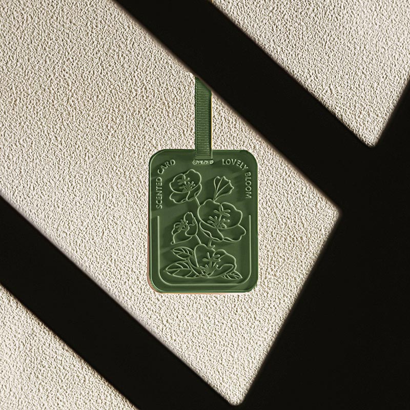 Green 3D Floral Air Freshener Pad | picture 