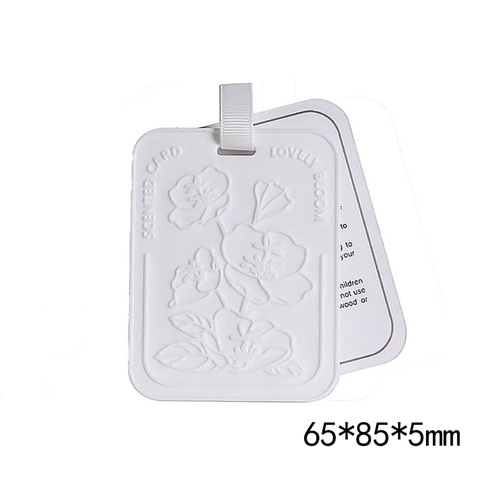 White Letter Floral Air Freshener Pad | picture 