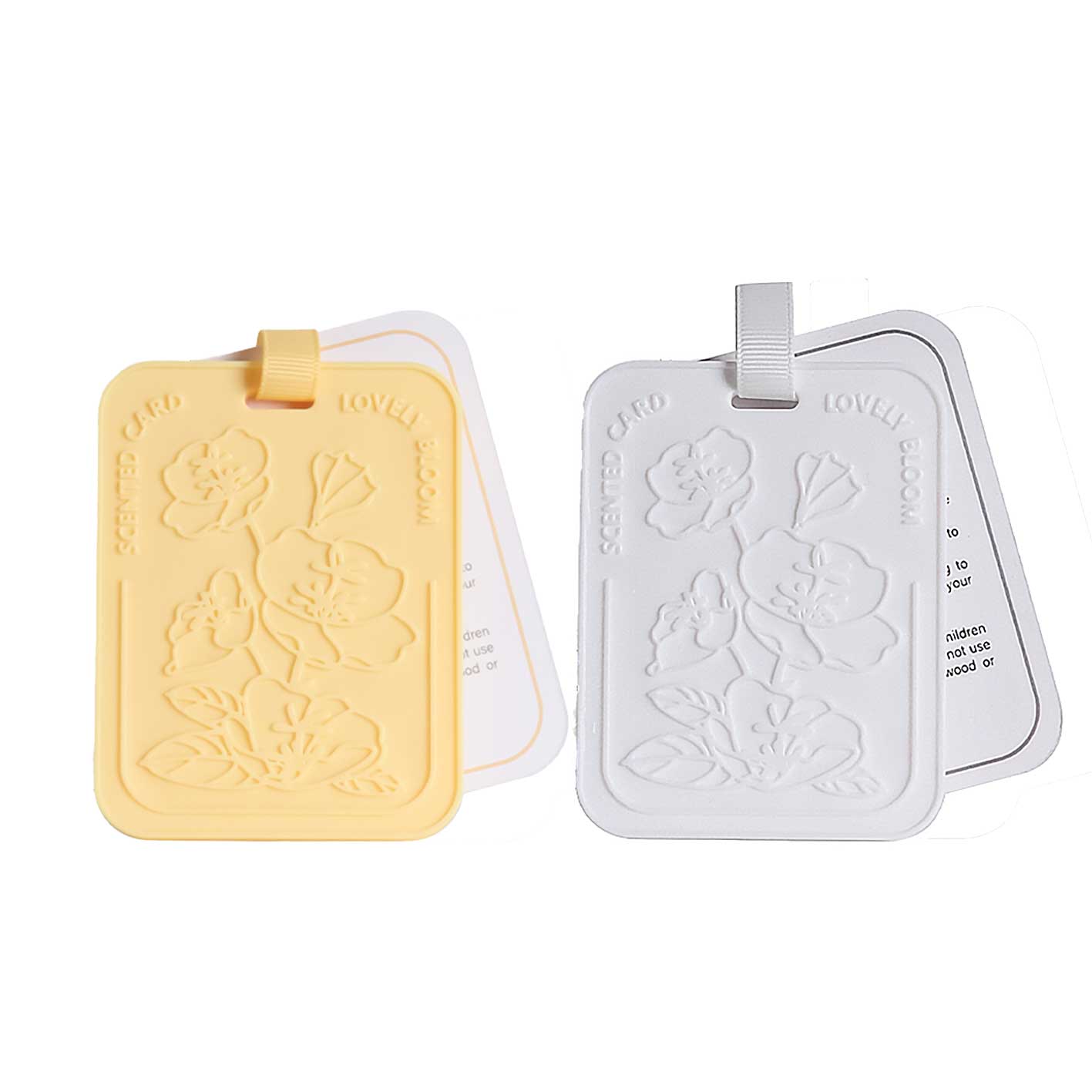 Light Yellow Floral Air Freshener Pads | picture 