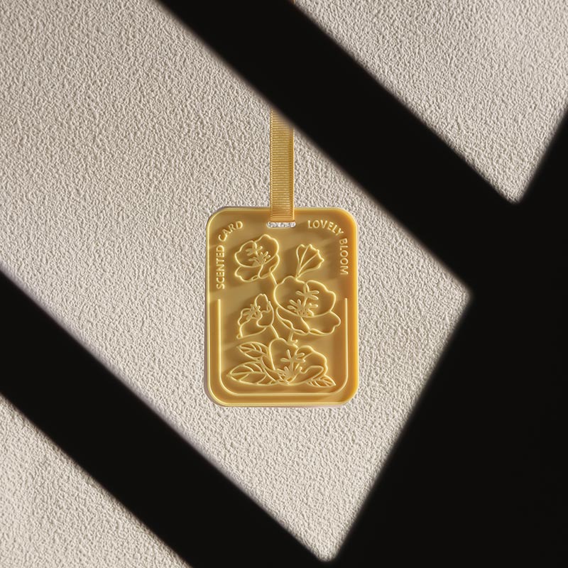 Light Yellow Floral Air Freshener Pads | picture 