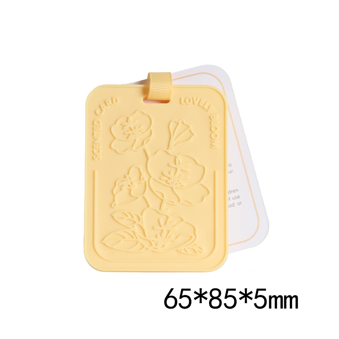 Light Yellow Floral Air Freshener Pads | picture 