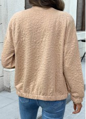 Light Coffee Tummy Coverage Long Sleeve Coat | thumb picture 