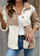 Light Coffee Tummy Coverage Long Sleeve Coat | thumb picture 