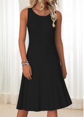 Black Tummy Coverage Plaid Long Sleeve Dress and Cardigan | thumb picture 