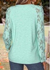 Mint Green Tummy Coverage Long Sleeve T Shirt | thumb picture 