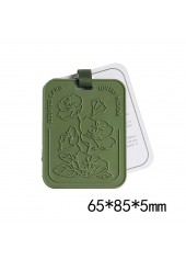 Green Floral Letter Air Freshener Pads | thumb picture 