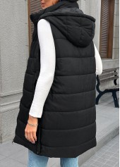 Black Tummy Coverage Sleeveless Tunic Waistcoat | thumb picture 