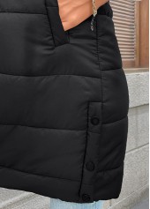 Black Tummy Coverage Sleeveless Tunic Waistcoat | thumb picture 