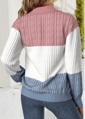 Multi Color Tummy Coverage Long Sleeve Sweatshirt | thumb picture 