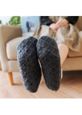 Dark Grey Acrylic Low Cut Socks | thumb picture 