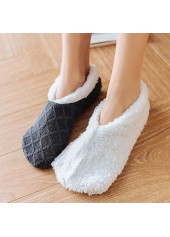 Dark Grey Acrylic Low Cut Socks | thumb picture 