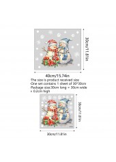 Christmas Multi Color Snowman Wall Stickers