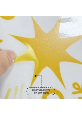 Christmas Tree Golden Glass Tattoo Stickers | thumb picture 