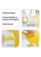 Christmas Tree Golden Glass Tattoo Stickers | thumb picture 