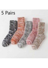 Multi Color Striped Low Cut Socks