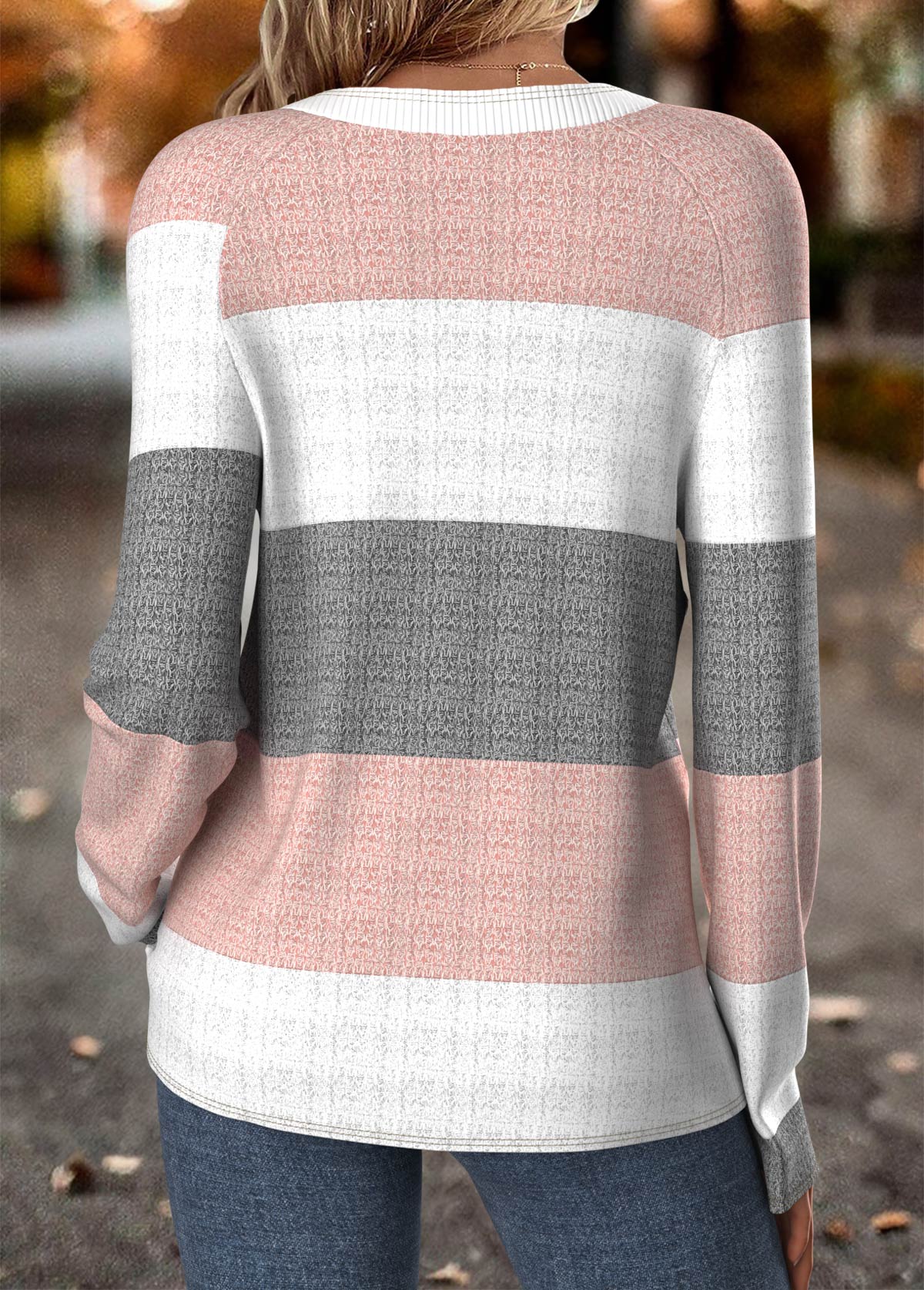 Multi Color Tummy Coverage Long Sleeve T Shirt | picture 