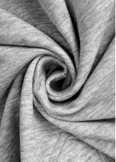 Light Grey Marl Tummy Coverage Long Sleeve Sweatshirt | thumb picture 