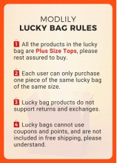 Lucky Bag-Random Color Plus Size Tops-2 Pieces | thumb picture 