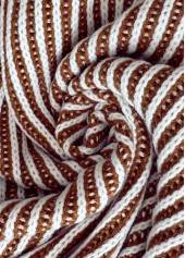 Dark Coffee Tummy Coverage Long Sleeve Round Neck Sweater | thumb picture 