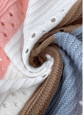 Pink Tummy Coverage Striped Long Sleeve Cardigan | thumb picture 