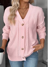 Pink Tummy Coverage Long Sleeve Sweater | thumb picture 