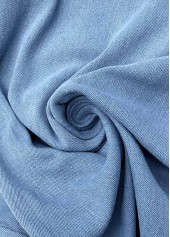 Denim Blue Pocket Straight Leg Button Fly Jeans | thumb picture 