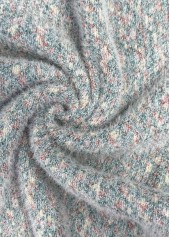 Dark Grey Tummy Coverage Plants Print Long Sleeve Sweater | thumb picture 