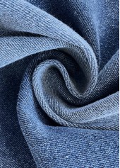 Denim Blue Pocket Wide Leg Button Fly Pants | thumb picture 