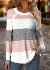 Multi Color Tummy Coverage Long Sleeve T Shirt | thumb picture 