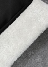 Black Striped Skinny Elastic Waist High Waisted Pants