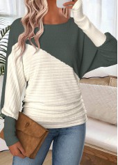 Sage Green Tummy Coverage Extra Long Sleeve T Shirt | thumb picture 