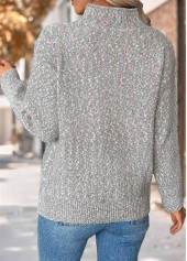 Christmas Multi Color Tummy Coverage Elk Print Sweater | thumb picture 