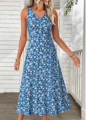 Sky Blue Tummy Coverage Bracelet Sleeve Dress and Cardigan | thumb picture 