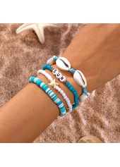 Mint Green Shell Seed Beads Bracelets