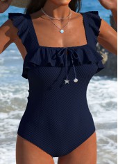 Tummy Control Navy One Piece Swimwear | thumb picture 