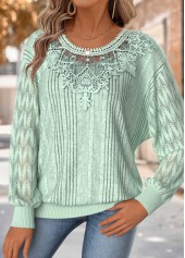 Sage Green Tummy Coverage Long Sleeve T Shirt