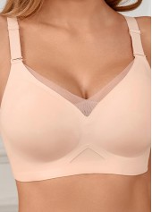 Light Pink V Neck Detail Bra | thumb picture 