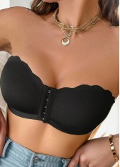 Black Push Up Seamless Bandeau Bra | thumb picture 