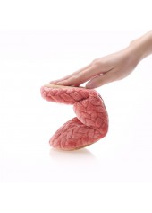 Pink Closed Toe Falt Tweed Slippers | thumb picture 