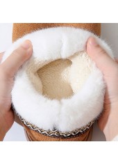 Dark Camel Closed Toe Falt Slippers | thumb picture 