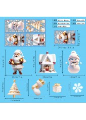 Christmas White Sticker Glass Detail Stickers | thumb picture 