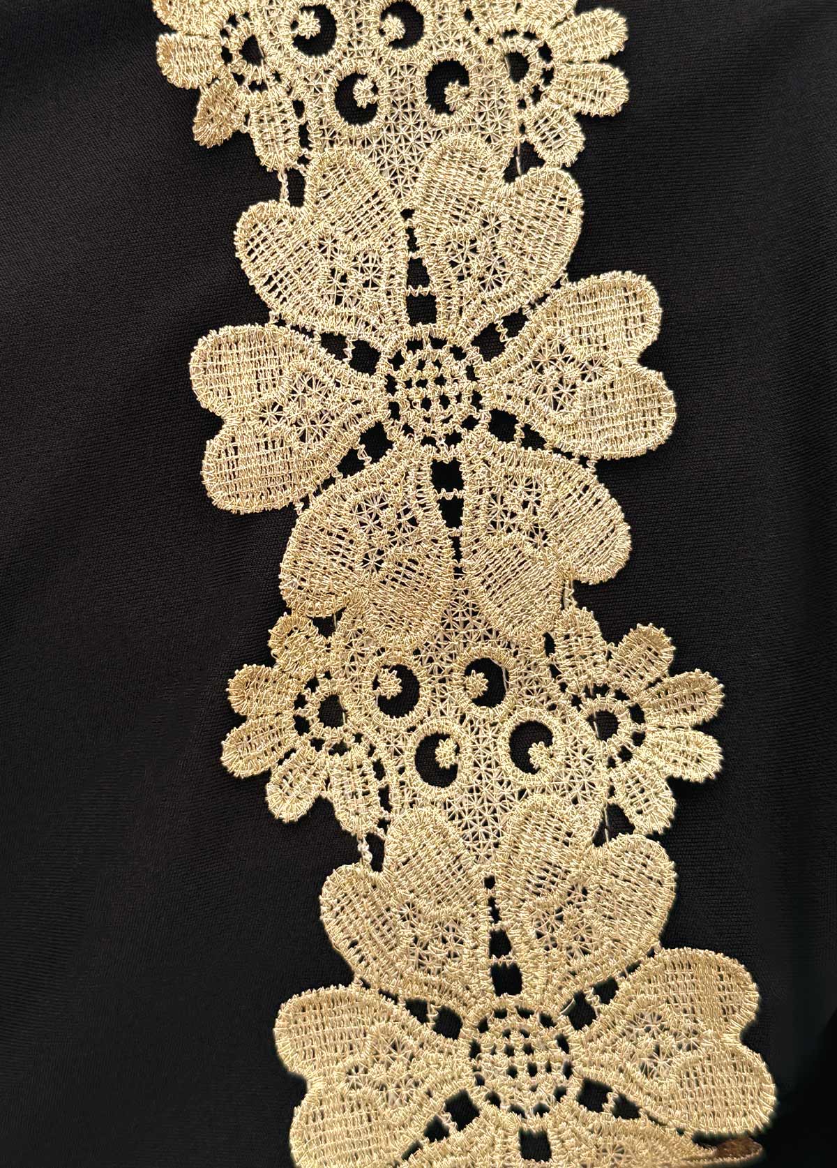 Black Straight Leg Elastic Waist High Waisted Pants | picture 