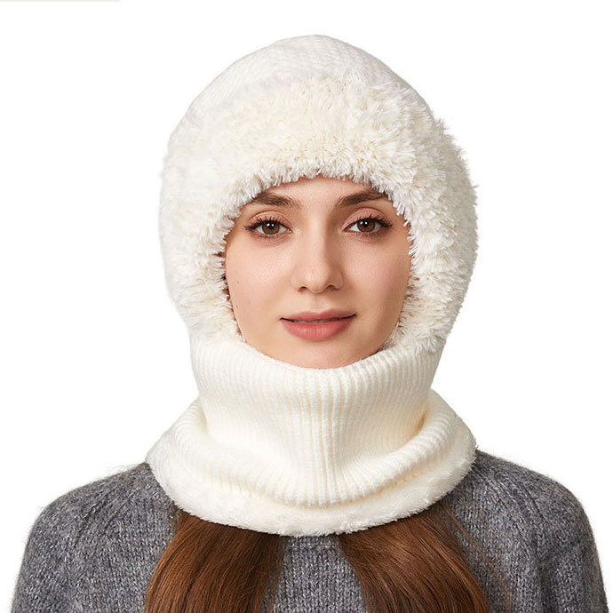 Beige Color Acrylic Detail Hat Beanie | picture 