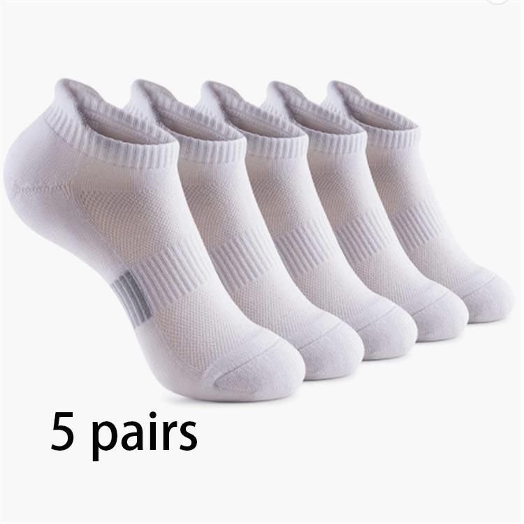 White Cotton Thickened Breathable Sports Socks | picture 