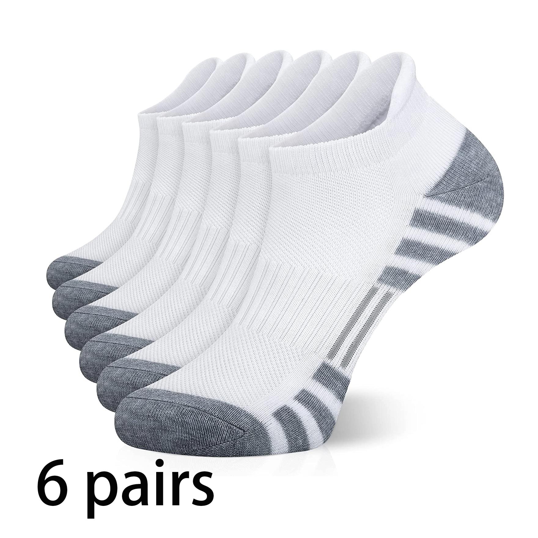 White Striped Polyester Detail Sports Socks | picture 