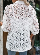 White Tummy Coverage Long Sleeve Shirt | thumb picture 