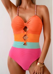 Tummy Control Hot Pink One Piece Swimwear | thumb picture 
