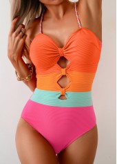 Tummy Control Hot Pink One Piece Swimwear | thumb picture 