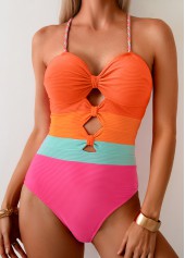 Tummy Control Hot Pink One Piece Swimwear | thumb picture 